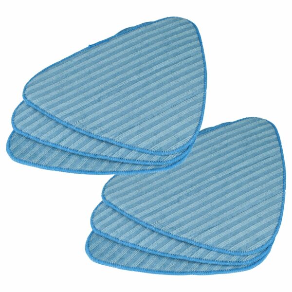 6x Almofadinhas de Limpeza para Limpador a Vapor Dirt Devil - vhbw (substitui 0318002, 318022)