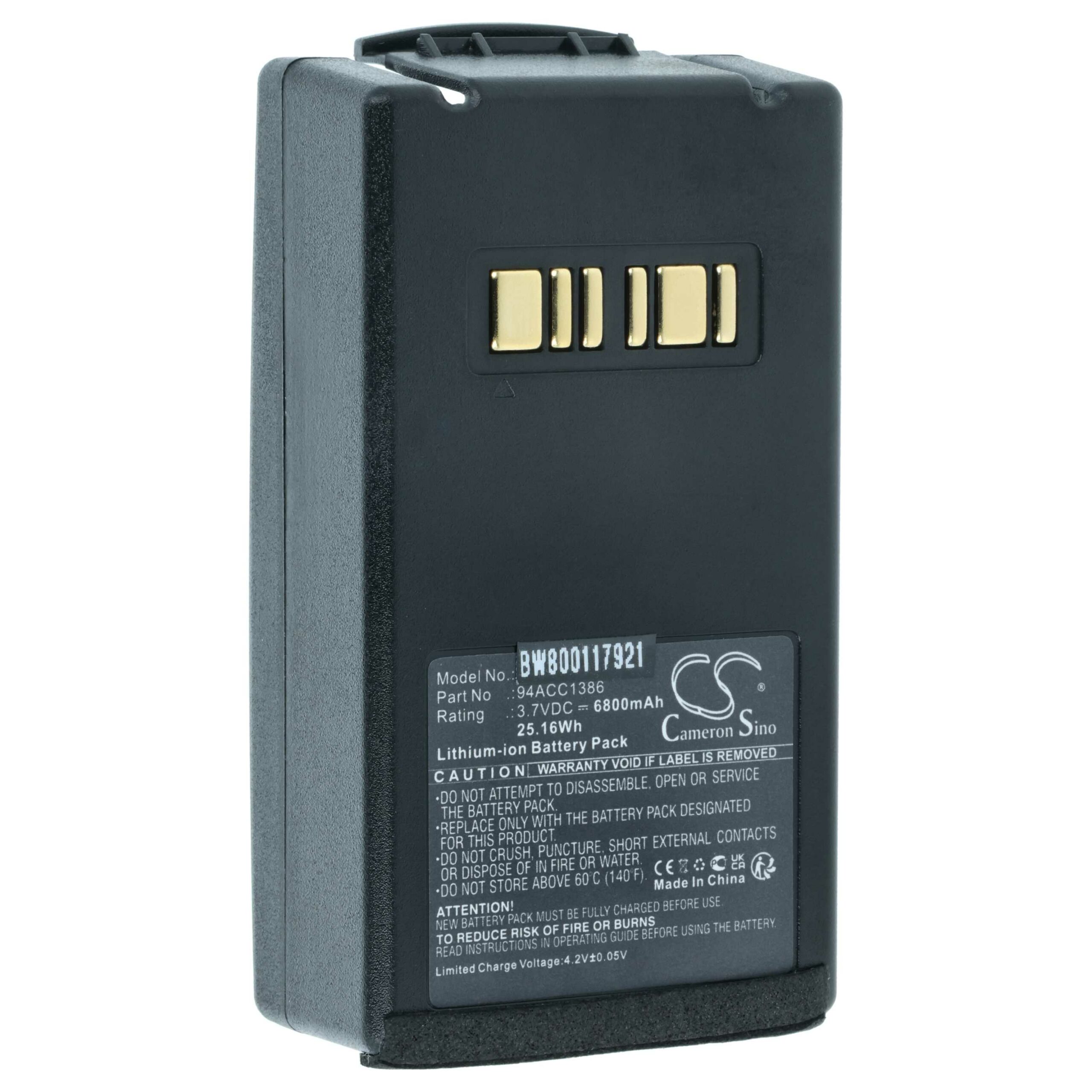 Bateria vhbw 6800 mAh 3.7 V para Datalogic Barcode Scanner Falcon X3, X4 - Image 3