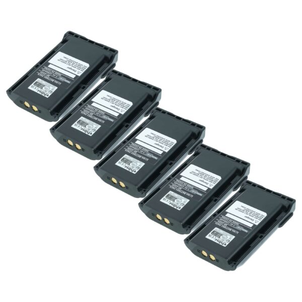 Bateria vhbw 5x para Icom BJ-2000, BP-232, BP-231, BP-231N, BP-230, BP-230N - 2250 mAh 7.2 V Li-Ion