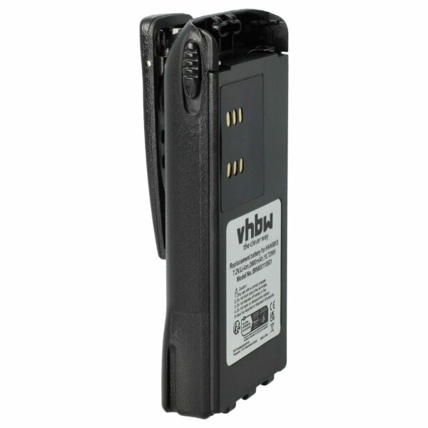 Bateria vhbw para Rádios Motorola HMNN4151, HMNN4154, HNN4001, HMNN4158, HMNN4159 - 2600 mAh 7.4 V Li-Ion
