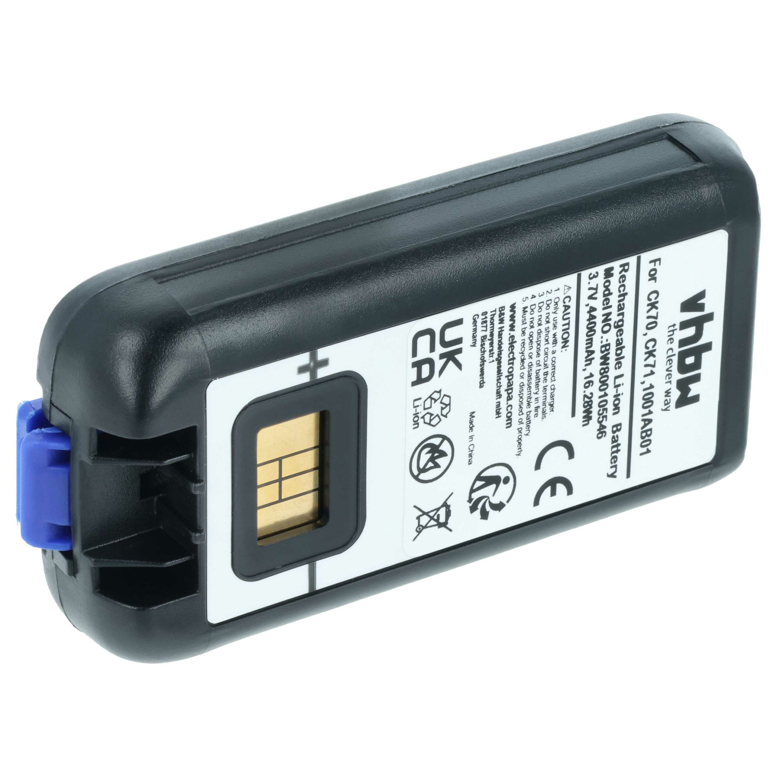 Bateria vhbw para Intermec CK70, CK71 (4400mAh, 3.7V)