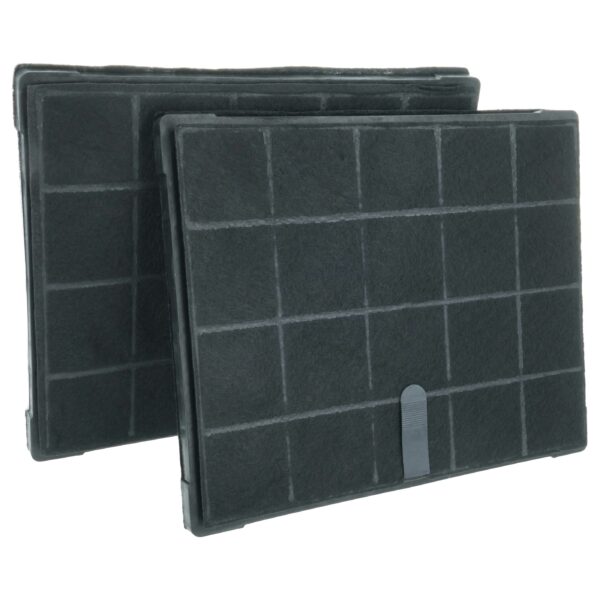 2x Filtro de Carvão Ativado vhbw para Exaustor Whirlpool 481248048198, AFFCAF16