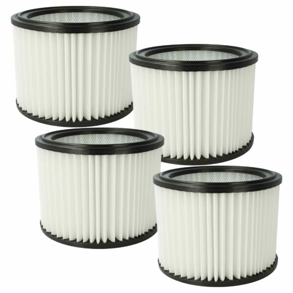 4x Filtros de Substituição vhbw para Aspiradores Hitachi/HiKOKI 4100601