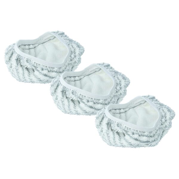 Conjunto de 3 Pads de Mopa em Microfibra para Limpadores de Vapor Rowenta e Tefal (ZR0065)
