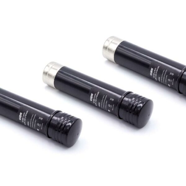 Pack 3 Baterias vhbw 2100 mAh 3.6V NiMH para Black & Decker 151995-02, 1519950-3
