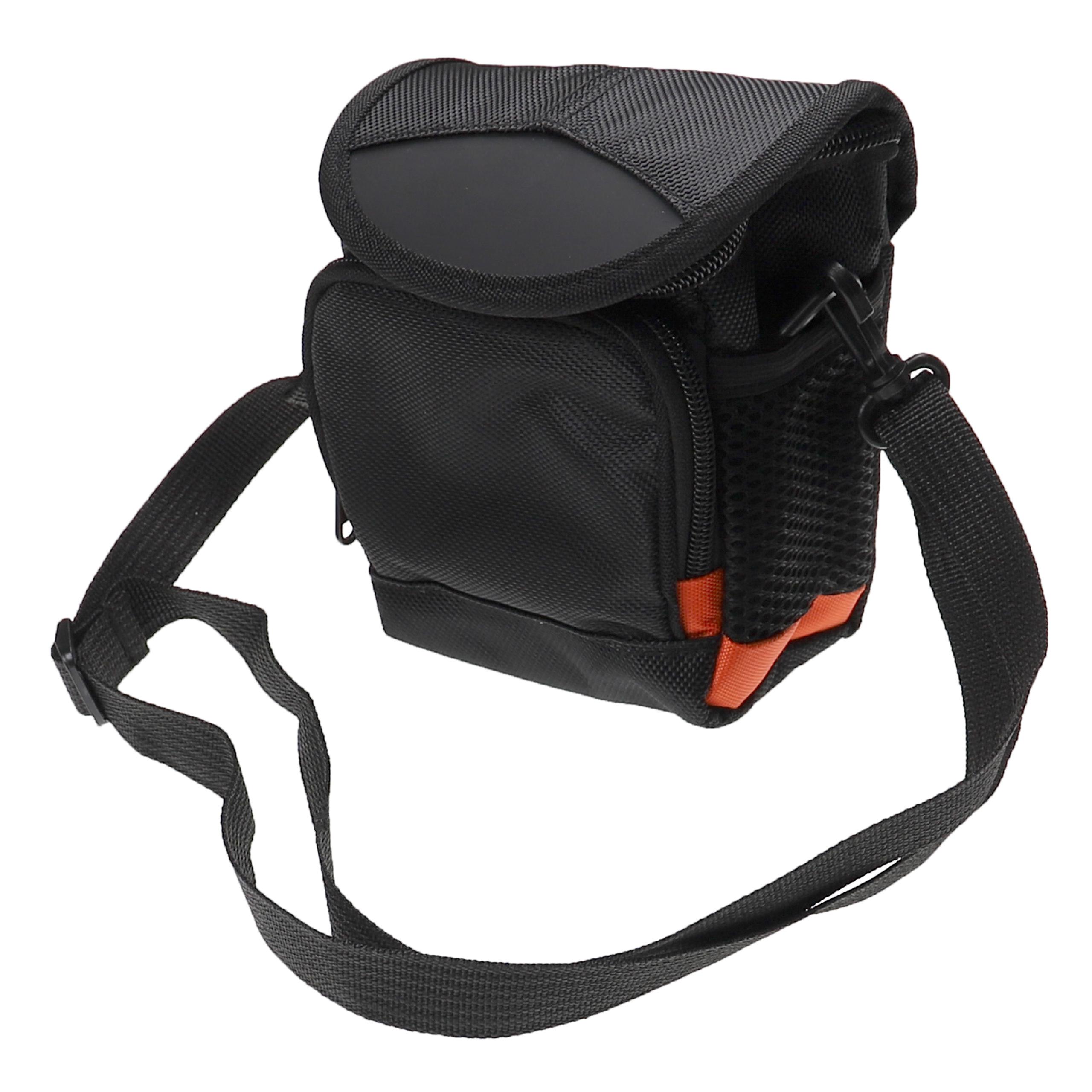 Mala para Câmara Fotográfica vhbw - Compatível com Fujifilm, Panasonic, Nikon, Samsung e Outras - Preta 155 x 116 x 92 mm com Alça de Ombro - Image 2