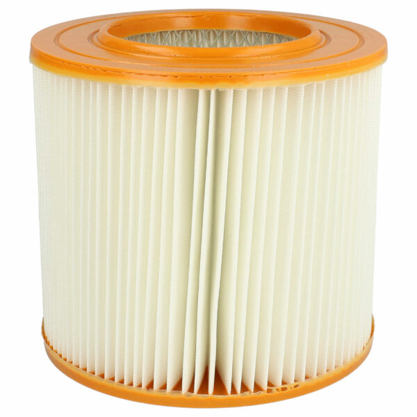 Filtro Plissado vhbw para Aspiradores Allaway 210813, 10819, 2577, 10813 - Laranja/Branco
