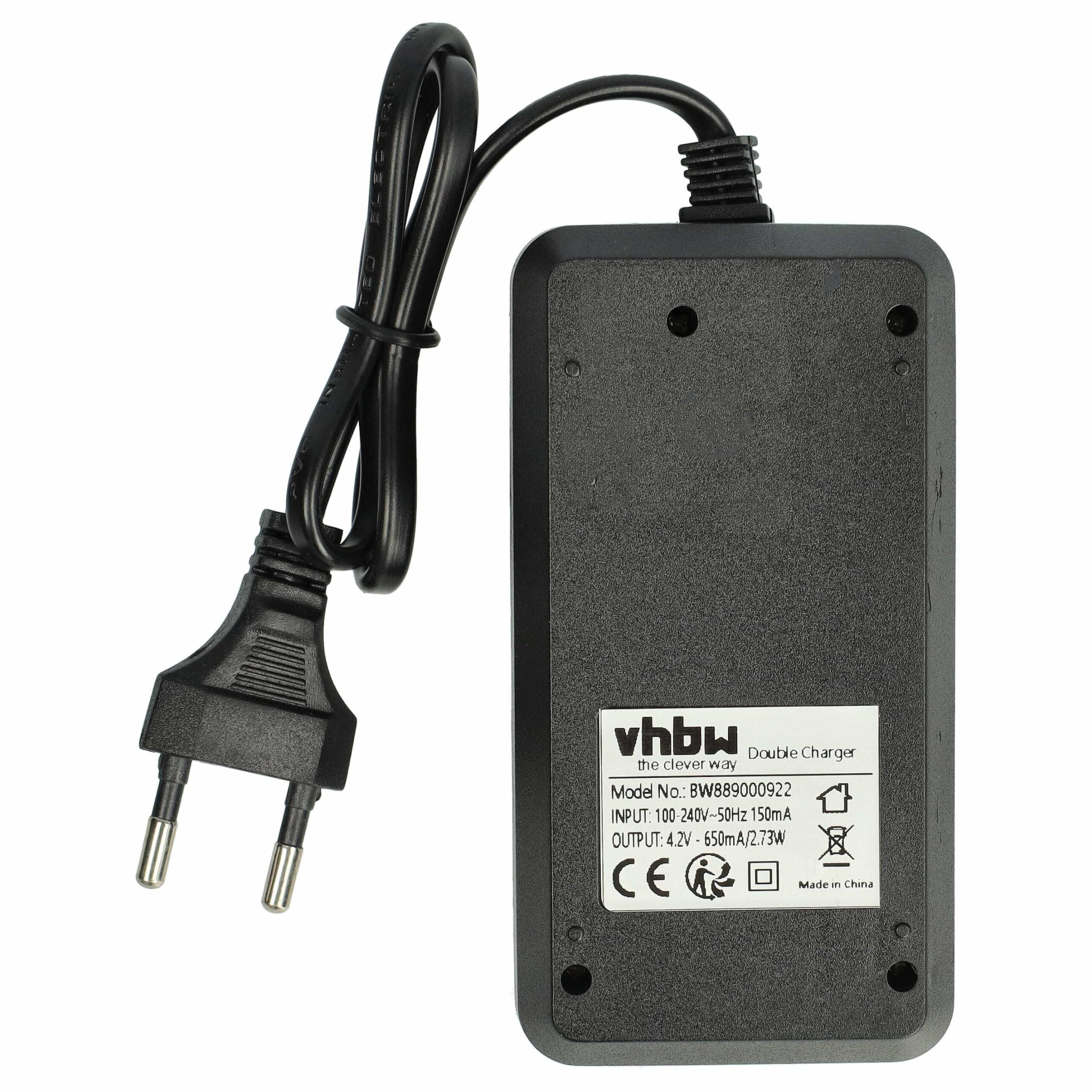 Carregador Duplo vhbw com 2x Bateria CR123A (800 mAh) para Gigaset e Sommer - Image 2