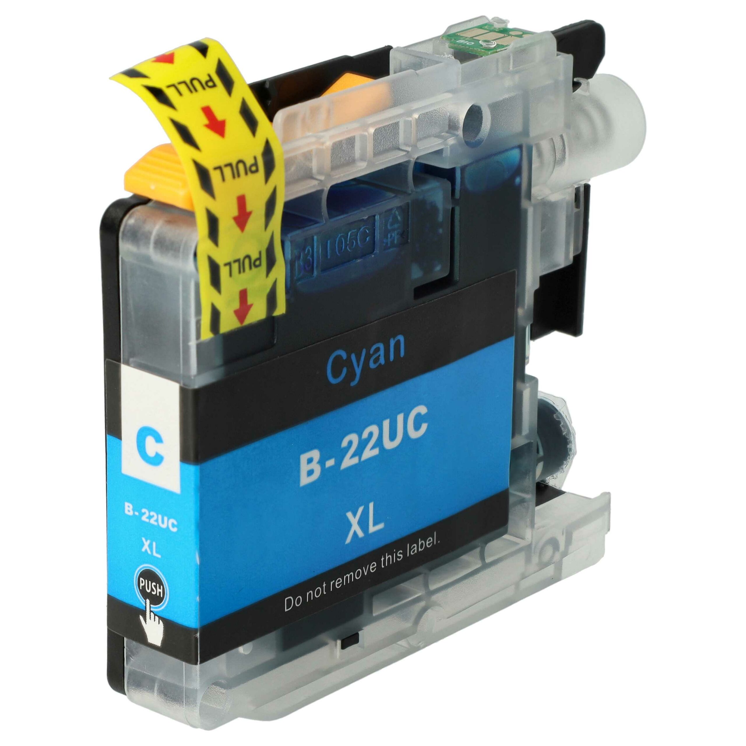 Cartucho de Tinta Compatível vhbw para Brother LC22UC - Ciano 15 ml com Chip