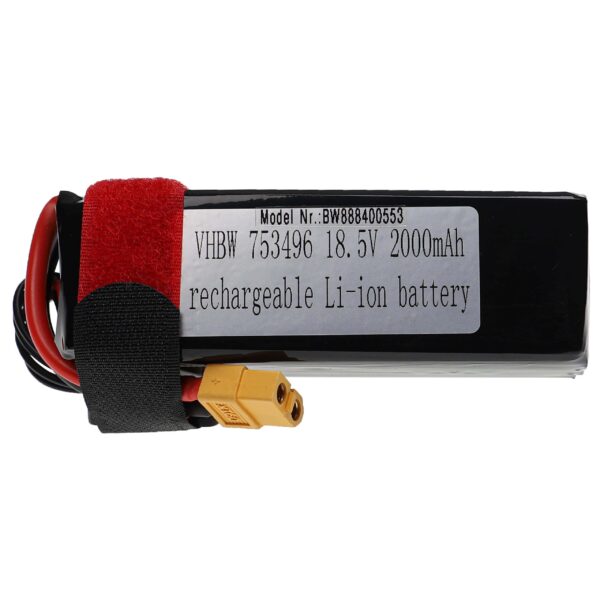 Bateria vhbw para Modelismo - 2000 mAh 18.5 V Li-polímero, XT60