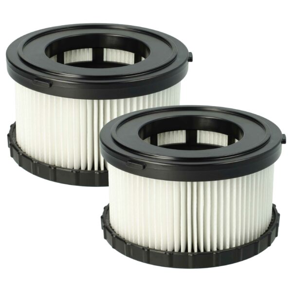 2x Filtro vhbw para Aspirador Dewalt DC5151H / DC 5151 H