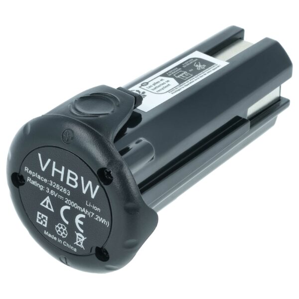 Bateria vhbw para Bostitch 9B12070R - Ferramentas Elétricas - 2000 mAh, 3.6 V, Li-Ion
