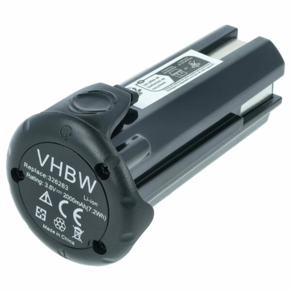 Bateria vhbw para Bostitch 9B12070R - Ferramentas Elétricas - 2000 mAh, 3.6 V, Li-Ion