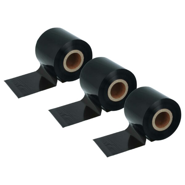 3x Fitas de Transferência Térmica vhbw - Cera-Resina, 60 mm x 300 m, para Godex, TSC, Zebra e Outras
