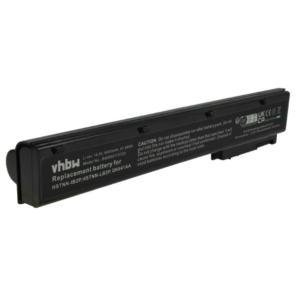 Bateria vhbw para portátil HP 632114-421, 632113-151 6600 mAh 14.8 V
