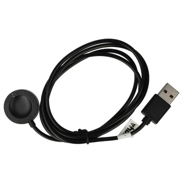Cabo Carregador Magnético para Smartwatch vhbw - Compatível com Fossil, Emporio Armani, Skagen e Outros - 100 cm, USB