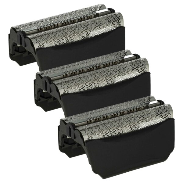 3x Lâmina dupla para barbear Braun 51S, 51B com moldura - vhbw
