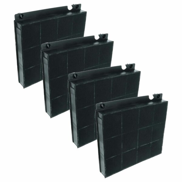 Pack com 4 Filtros de Carvão Ativado Compatível com AEG MCFE01 para Coifa