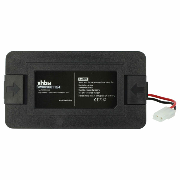 Bateria vhbw 3000mAh 14.4V Li-Ion compatível com Tefal, Fakir, Bagotte, Rowenta