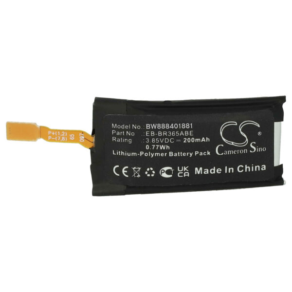 Bateria vhbw para Samsung Smartwatch GH43-04770A, EB-BR365ABE - 200 mAh 3.85 V Li-polymer + Ferramentas