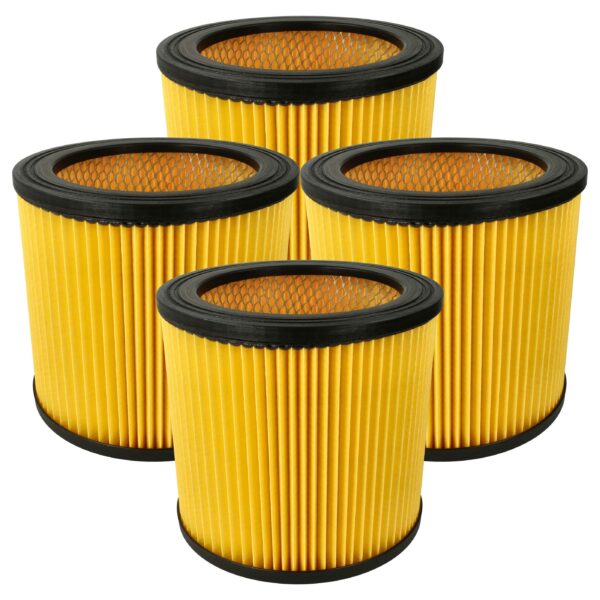 Pack com 4 Filtros Cartucho HEPA vhbw para Sistemas de Extração BAMATO AB110FP