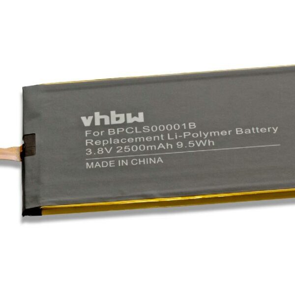 Bateria para Telemóvel compatível com BlackBerry 1ICP4/59/93, BPCLS00001B - 2500 mAh 3.8 V Li-polymer