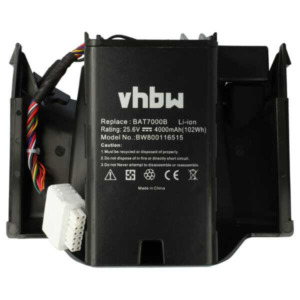 Bateria vhbw para Cub Cadet XR2, Robomow City MC e Premium RC - 4000 mAh 25.6 V Li-Ion