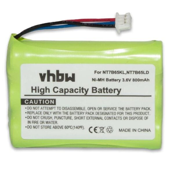 Bateria vhbw para Telefone Fixo Bosch - Substitui NT7B65LD, NT7B65KL, CPH-464Q3S - 800 mAh 3.6V NiMH