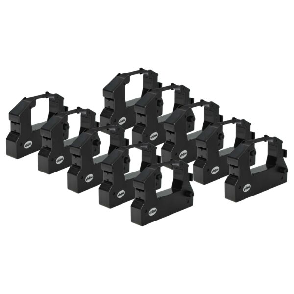 10x Fita Tintada Compatível Epson ERC-28, C43S015227 para Impressoras Norand Matricial e de Talão - Preta