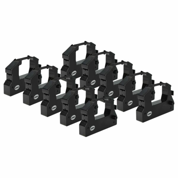 10x Fita Tintada Compatível Epson ERC-28, C43S015227 para Impressoras Norand Matricial e de Talão - Preta