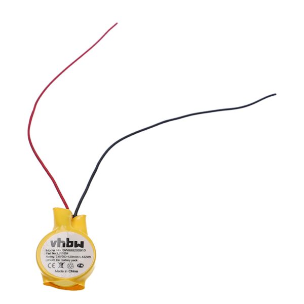 Bateria vhbw para Auscultadores Bose LIR1654, CP1654 - 120 mAh 3.7 V Li-Ion
