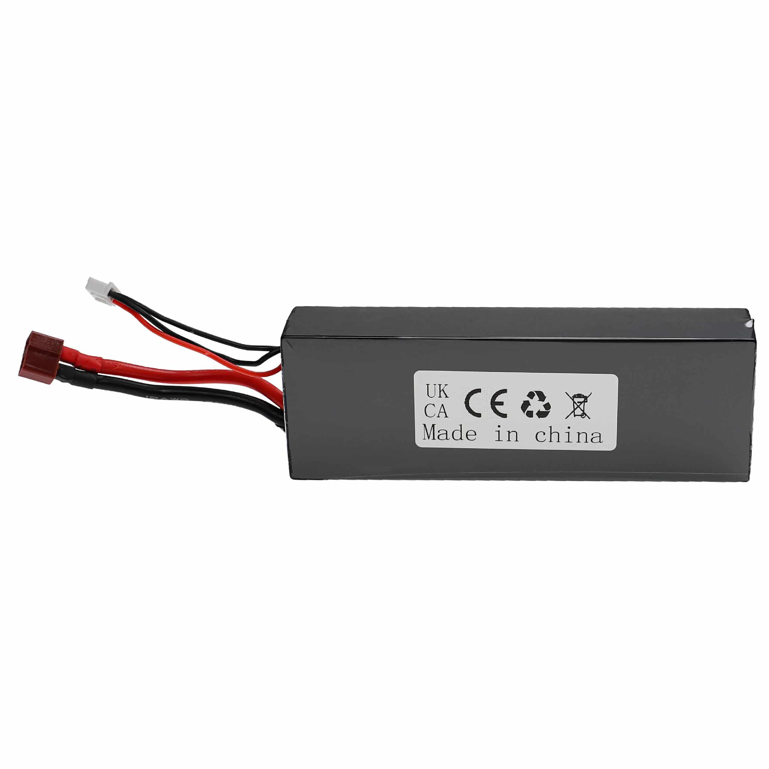 Bateria vhbw para Modelismo - 5000 mAh 7.4 V Li-polymer, T-plug AWG16 - Image 2