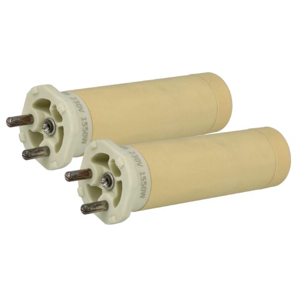 2x Elemento Aquecedor de Cerâmica vhbw para Pistola de Soldadura Térmica Leister (substitui 100.296)