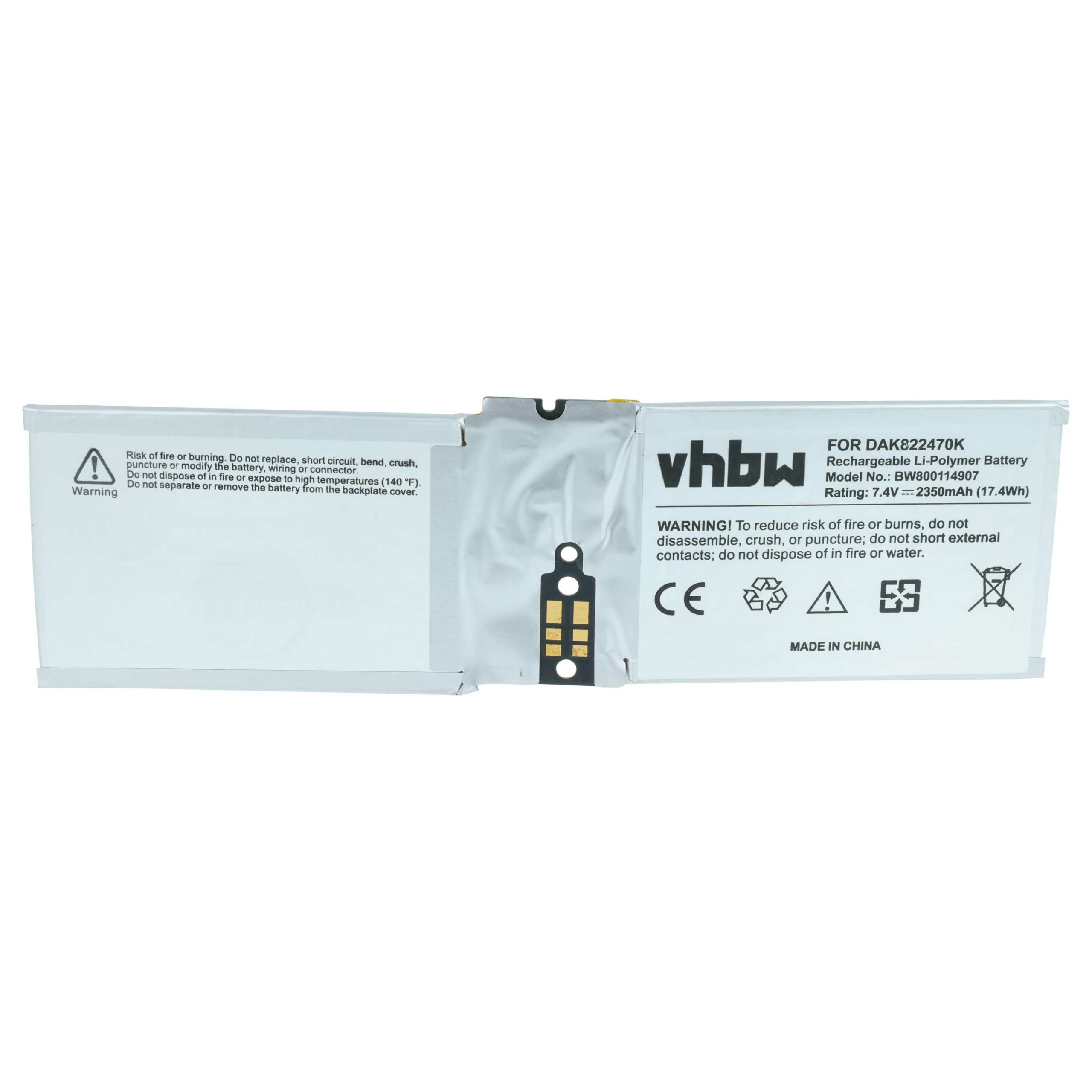 Bateria vhbw para Microsoft Surface - 2350 mAh 7.4 V Li-polymer (G3HTA044H, G3HTA045H, DAK822470K, G3HTA020H) - Image 3