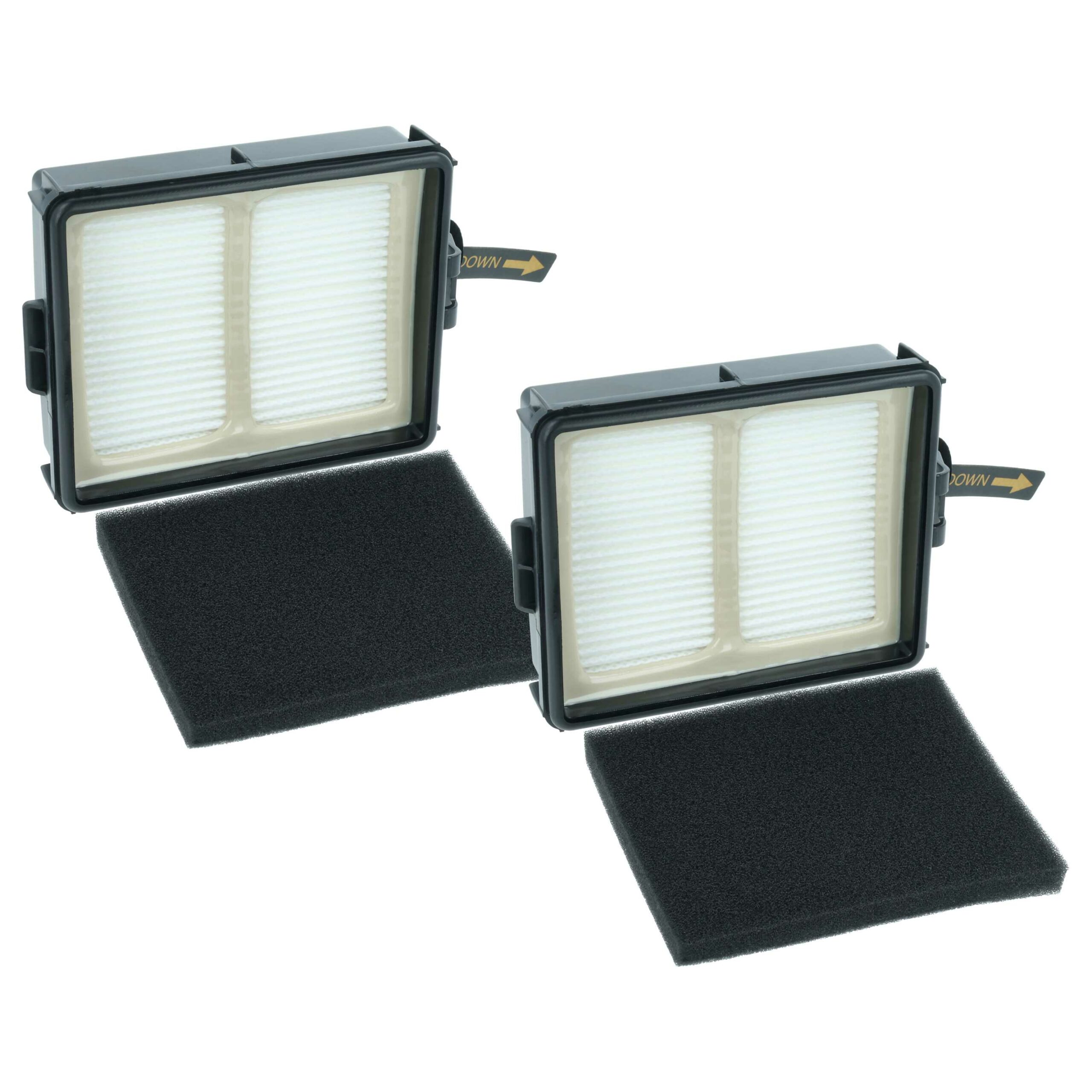 2x Filtro vhbw para Aspirador Shark Detect Pro IW1111, IW3120, XHFIW1000