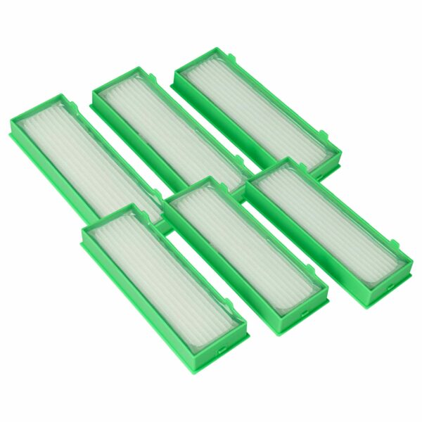 Filtro para Aspirador Vorwerk Kobold VR-300, VR-200 - Conjunto de 6 unidades vhbw