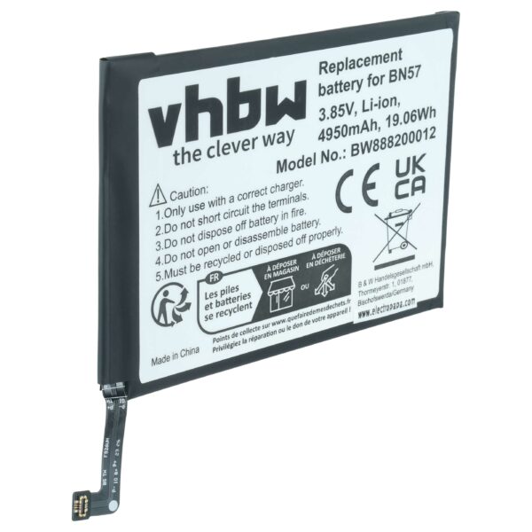 Bateria para Telemóvel Xiaomi Poco BN57 - 4950 mAh 3.85 V Li-polímero vhbw