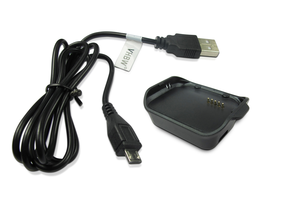 Estação de Carregamento vhbw para Samsung Gear 2 Neo SM-R381 - Cabo Micro USB 100 cm