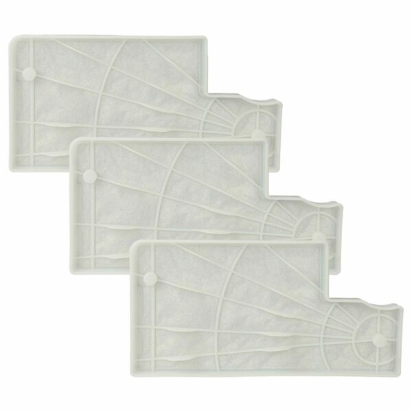 Pack 3x Filtros para Aspirador Kärcher 5.731-611.0 vhbw 9,2 x 18,3 cm