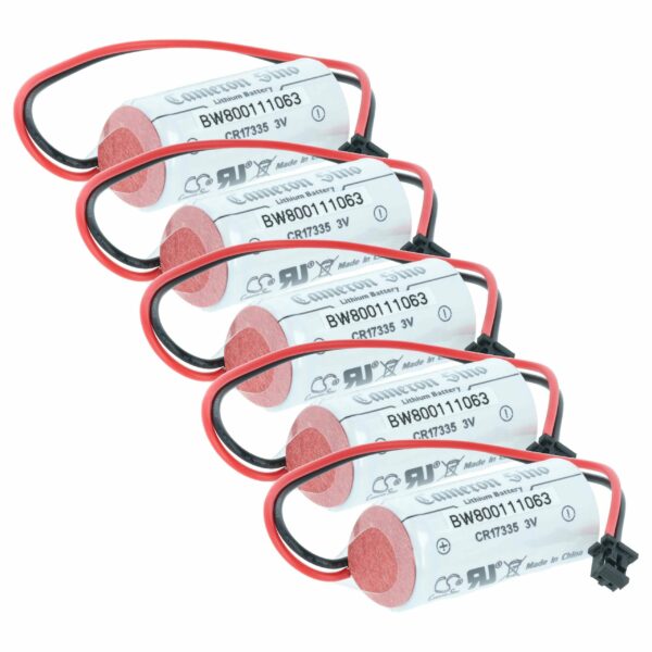 Bateria vhbw 5x para Controlador Industrial Mitsubishi Q6BAT - 1800mAh 3V Li-Ion