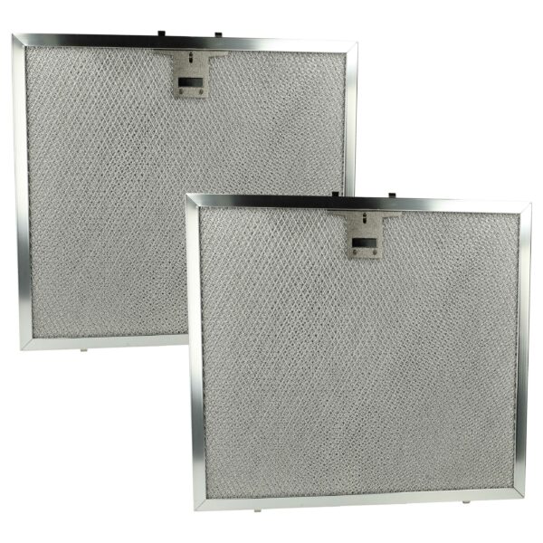 2x Filtro de Gordura Metálico vhbw para Exaustor Miele - Aço Inoxidável, 28.4 x 31.5 cm