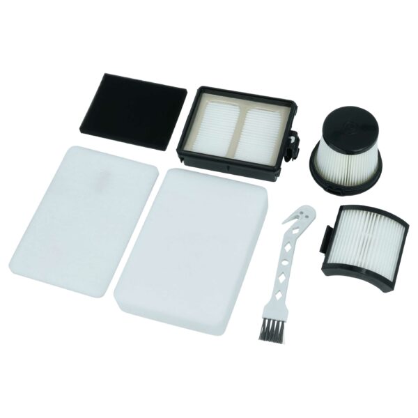 Kit de 5 Filtros e Escova vhbw compatível com Aspirador Shark SF-HA 50