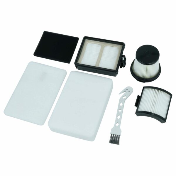 Kit de 5 Filtros e Escova vhbw compatível com Aspirador Shark SF-HA 50