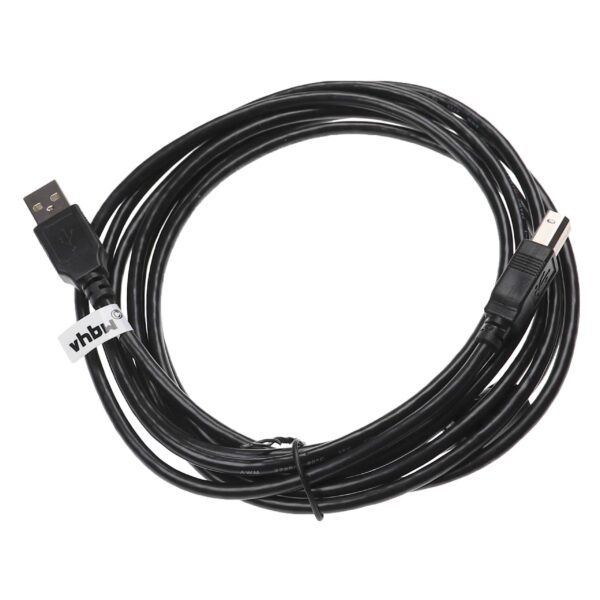 Cabo Adaptador USB A para USB B vhbw para Impressora, Scanner e Amplificadores Boss - 3m