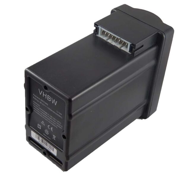 Bateria vhbw compatível com Wolf Garten Li-Ion Power-Pack 1 - 1500 mAh, 36 V