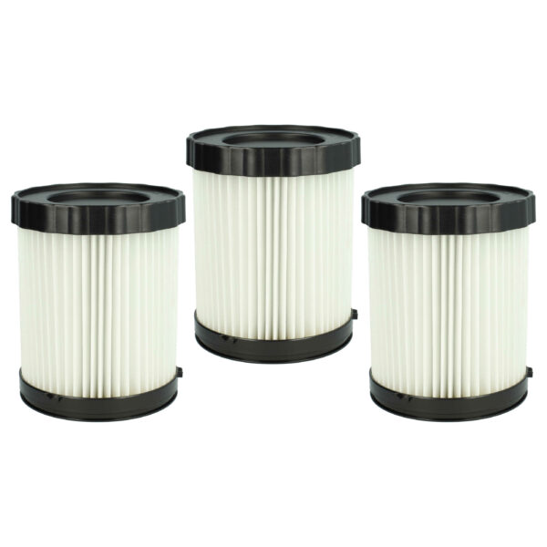 3x Filtros Cartucho de Substituição para Aspirador Bosch - vhbw (Branco)