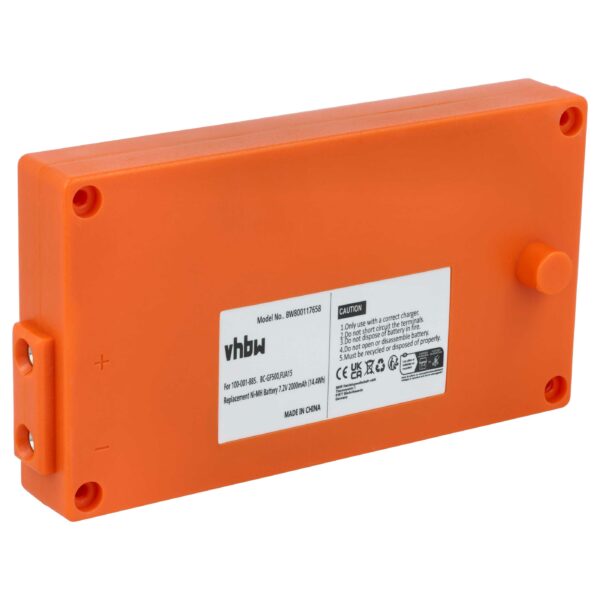 Bateria de Substituição vhbw para Telecomando Industrial Gross Funk FUA50, BC-GF500, FUA15 - 2000 mAh