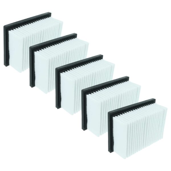 Pack 5x Filtros de Substituição vhbw para Aspiradores Tennant e Nobles (370113, 370114)