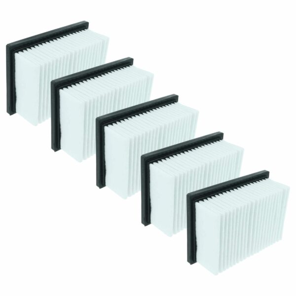 Pack 5x Filtros de Substituição vhbw para Aspiradores Tennant e Nobles (370113, 370114)