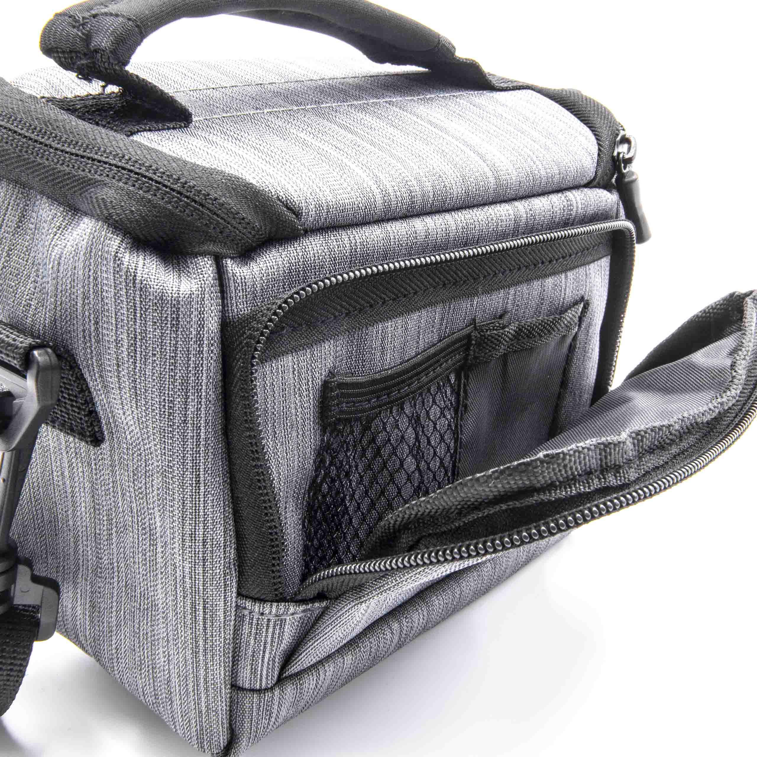 Bolsa de Câmara vhbw para Fujifilm, Pentax, Panasonic, Nikon e Outras - Cinzento, 180 x 107 x 150 mm com Alça - Image 3
